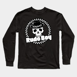 RudeBoy Skull Long Sleeve T-Shirt